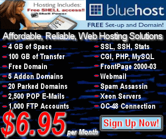 Bluehost Web Hosting $6.95