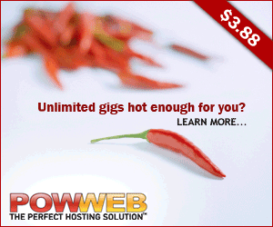 PowWeb Hosting - Only $5.77 per month!